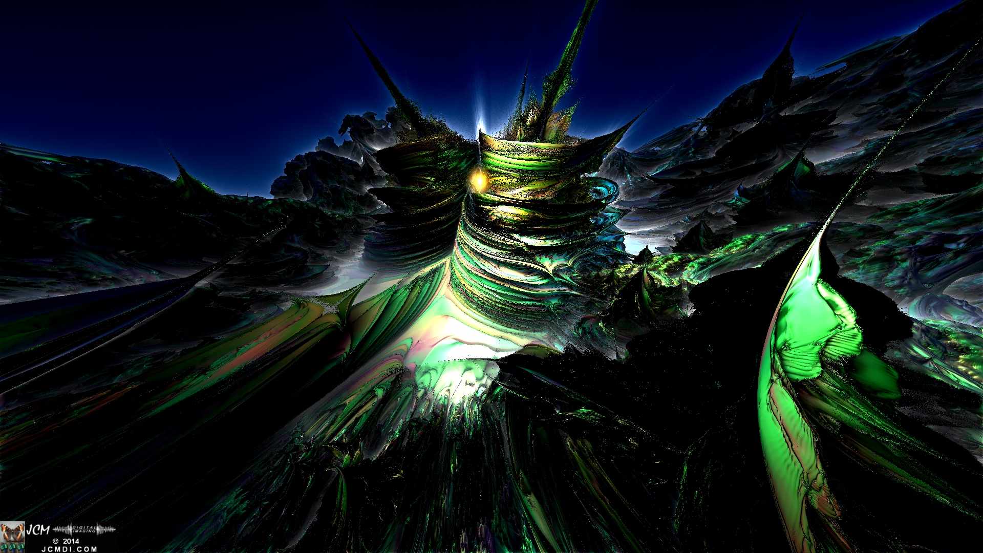 Fractal Asteroid rendering using mandelbulb 3D software